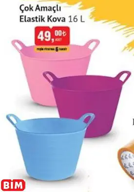 ÇOK AMAÇLI  ELASTİK KOVA